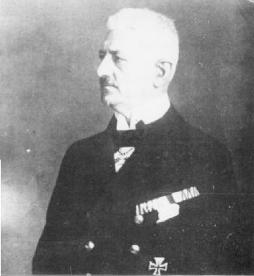 Rear Admiral Ludwick von Reuter, Commander of the German High Seas Fleet.