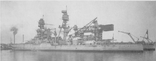 The Arizona at Puget Sound on Jan 1941.