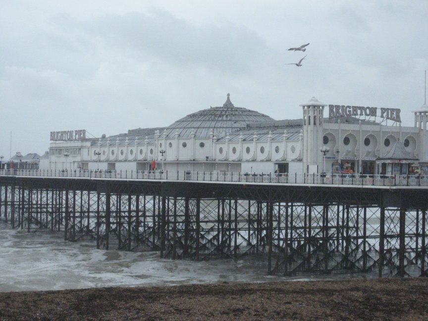 The Brighton Pier.