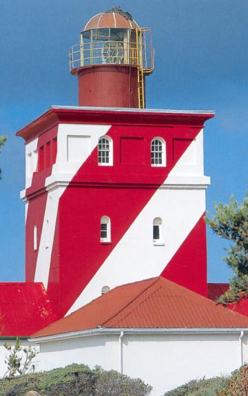 The Mouille Point Lighthouse.