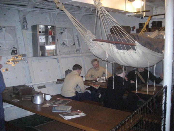 My introduction to life aboard ship-broadside messing.