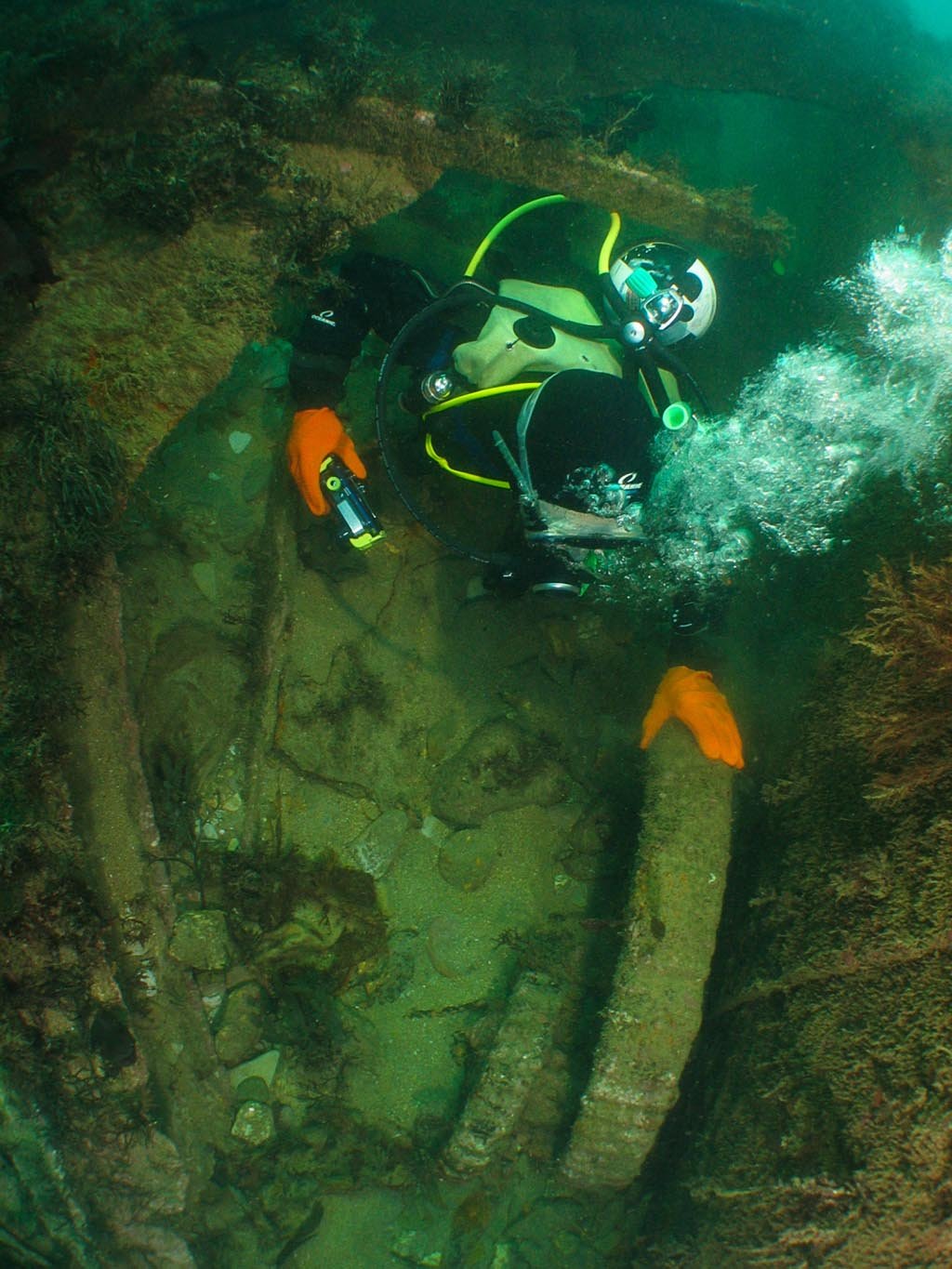 Top view of a winch. Courtesy Dan Bolt.