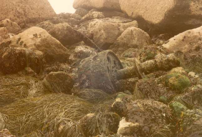 This bit is just on the inside of the breakwater.