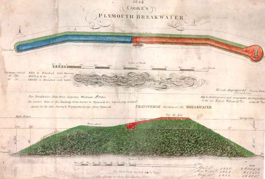 Original map showing slope calculations.