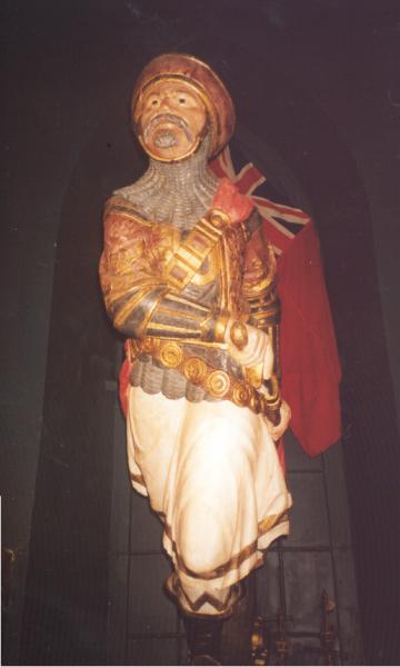 An unknown figure head. An unknown figure head.