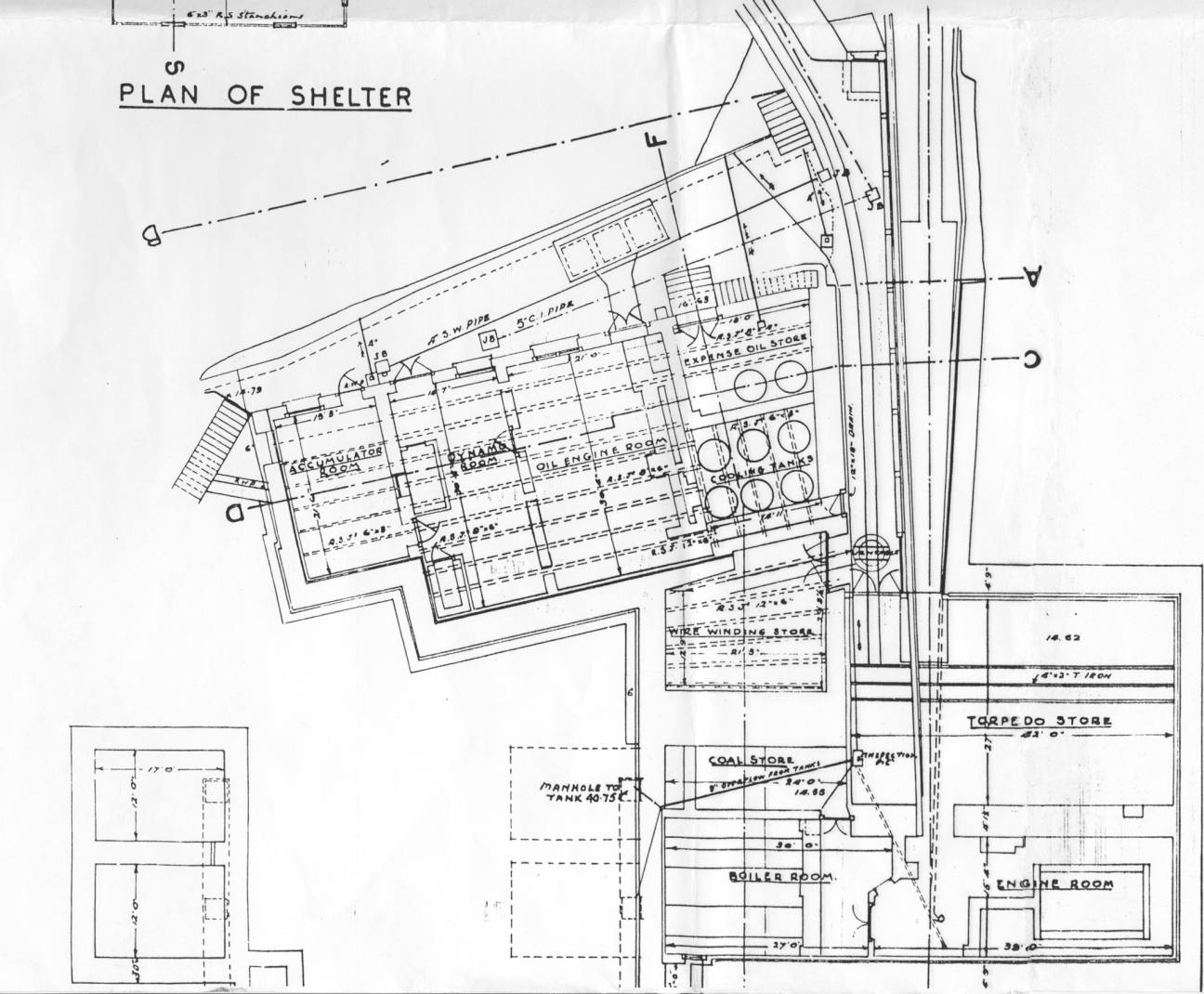 Plan of Pier Cellars.