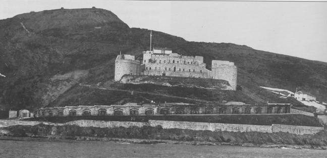 Staddon Fort and Bovisand Battery.