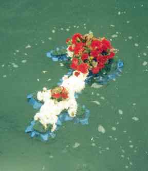 Sometimes wreaths are dropped on Anniversary's. Sometimes wreaths are dropped on Anniversary's.