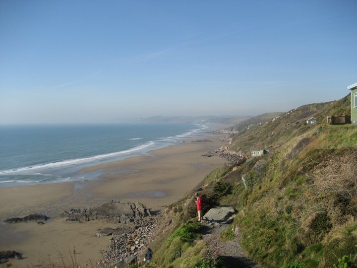 Looking back to Withnoe Point.