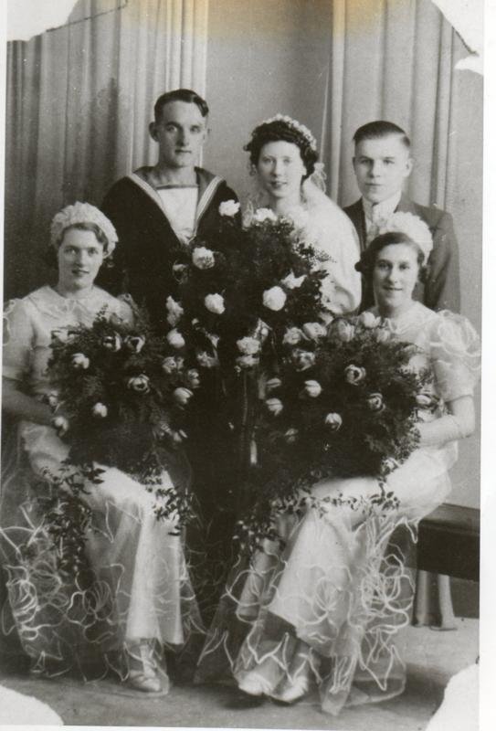 Cyril Cope on his wedding day.Photo Ron Cope.