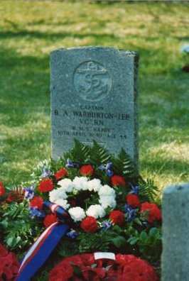 The grave of Capt. Bernard A.W. Warburton-Lee.VC.