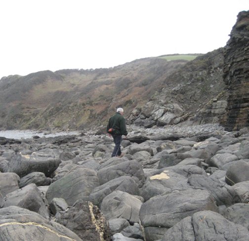 Big boulders make for tiring walks