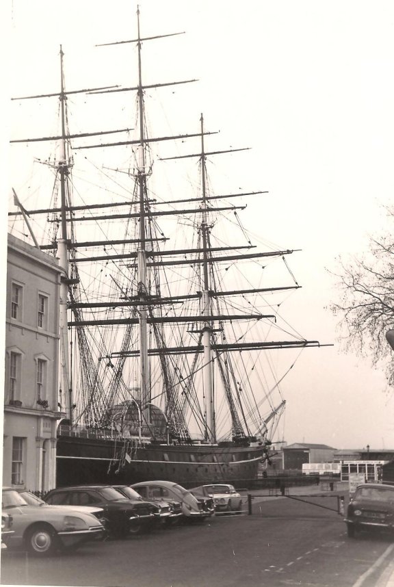 The Cutty sark in the 1980's