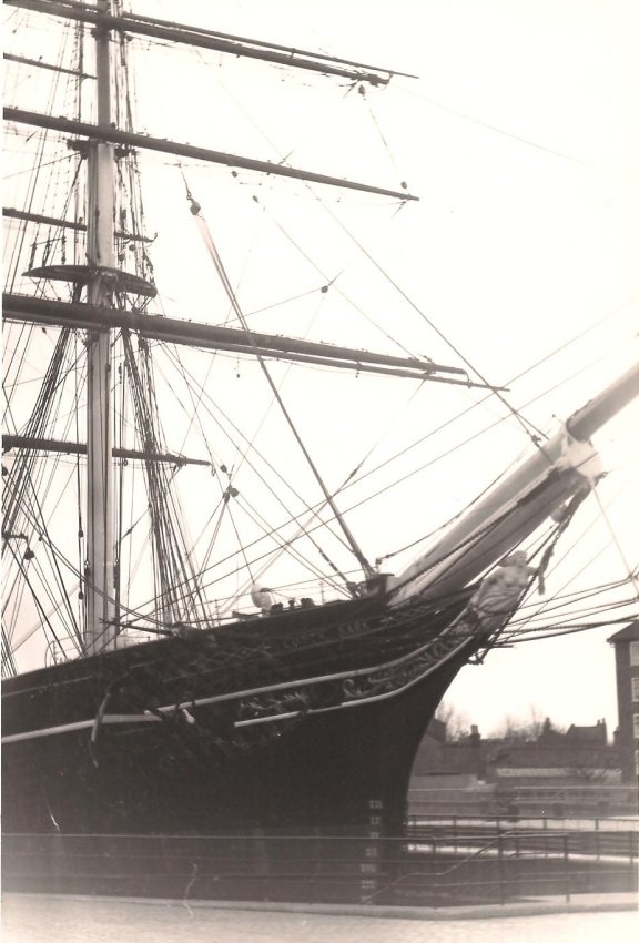 The Cutty sark in the 1980's