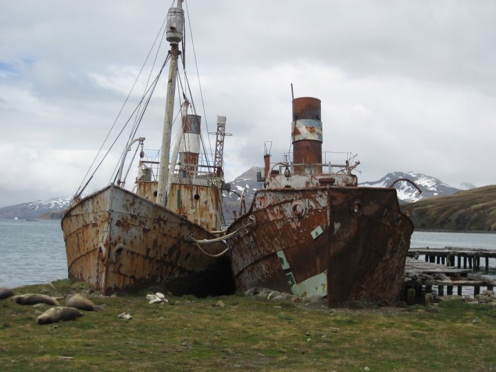 Abandoned side by side.