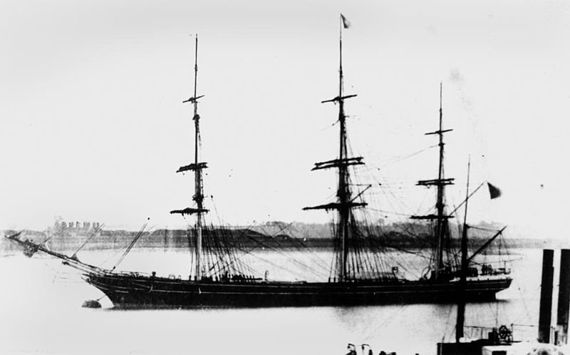The Halloween with trademark very large bowsprit. The Halloween with trademark very large bowsprit.