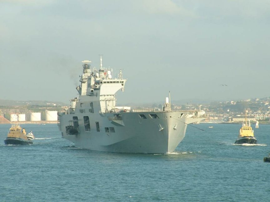 H.M.S. Ocean. Photo courtesy of Navy-Photos