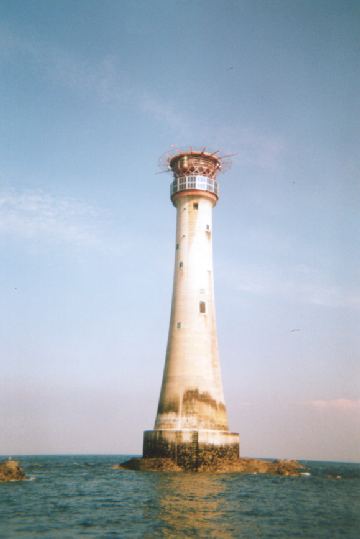 The Eddystone Lighthouse.