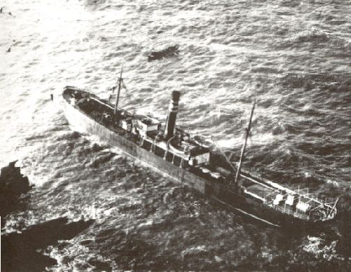 The Jane Rowe stranded.