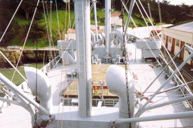 View of the deck.