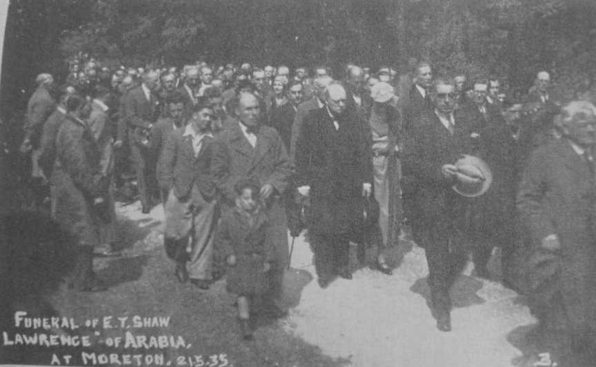 The Funeral with Churchill attending.