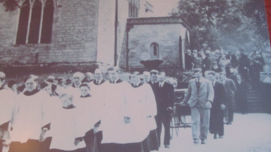 The Funeral with Churchill attending.