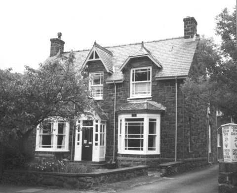 Lawrences birth place 'Gorphwysfa'in Tremadog, Wales.