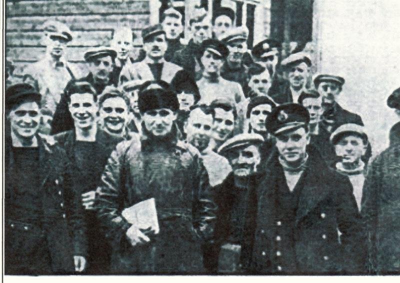 First attachment of sailors R.N. and merchant arriving in Greenock on Franconia,Survivors of HMS Hardy after the 2nd Battle of Narvik, plus British Merchant Seamen, rescued by HMS Ivanhoe. Photo supplied by Leo Styles.