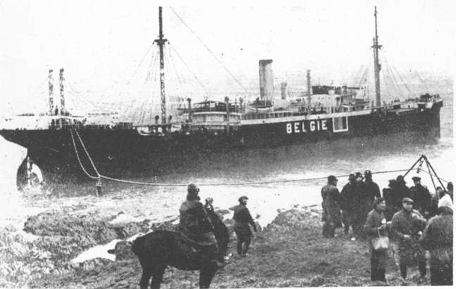 Louis Shied hard aground. Louis Shied hard aground.