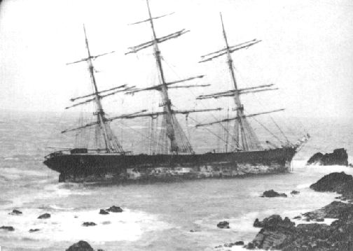 The wreck of the Andola.