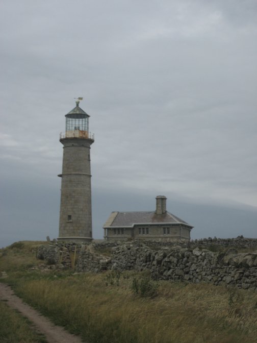 The Old lighthouse close to Shutter Rock.