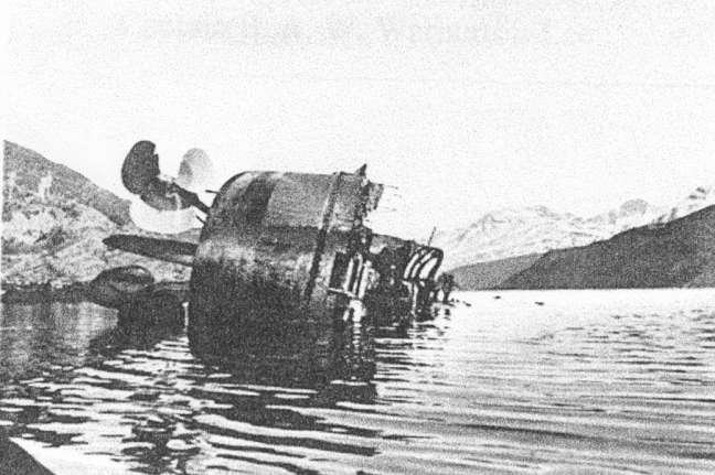 H.M.S. Hardy aground.