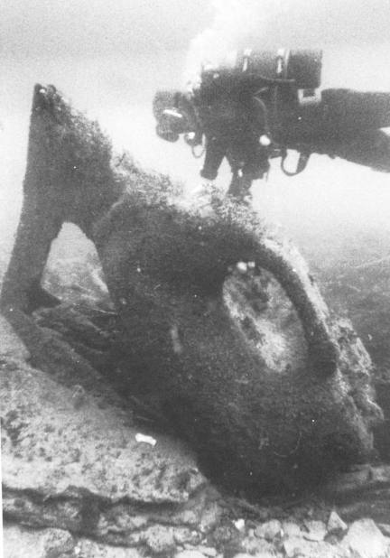 The bows of the wreck.