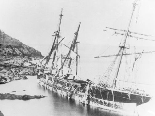 The wreck of the Bay of Panama.