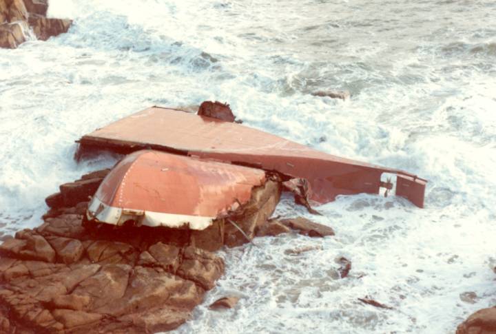 The wreck of the Union Star.