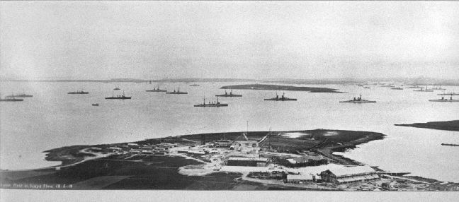 The German Fleet at Scapa Flow.