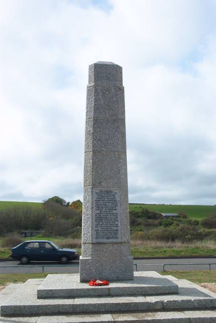 Another memorial further along the Sands.