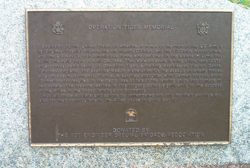 Memorial Plaque.