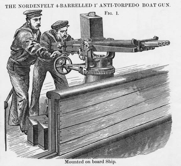 The machine gun round was a tubular The machine gun round was a tubular