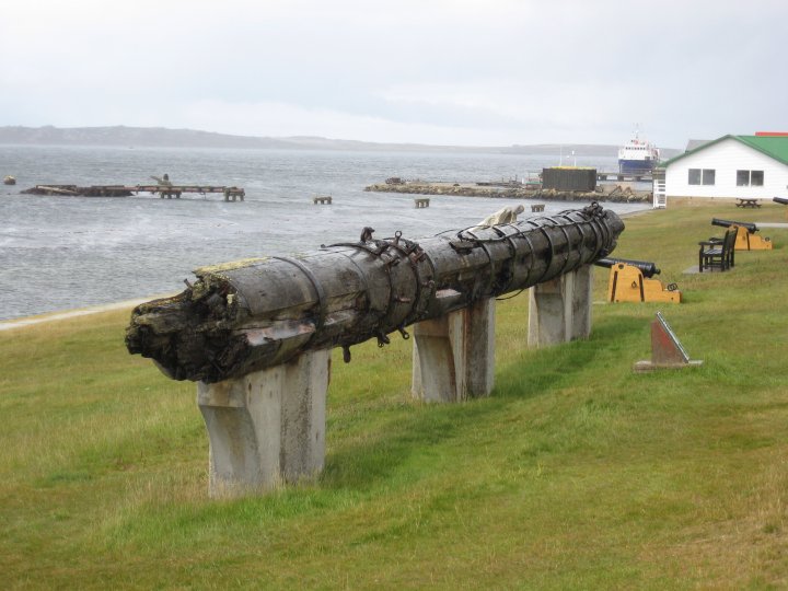 Looking towards the main jetty