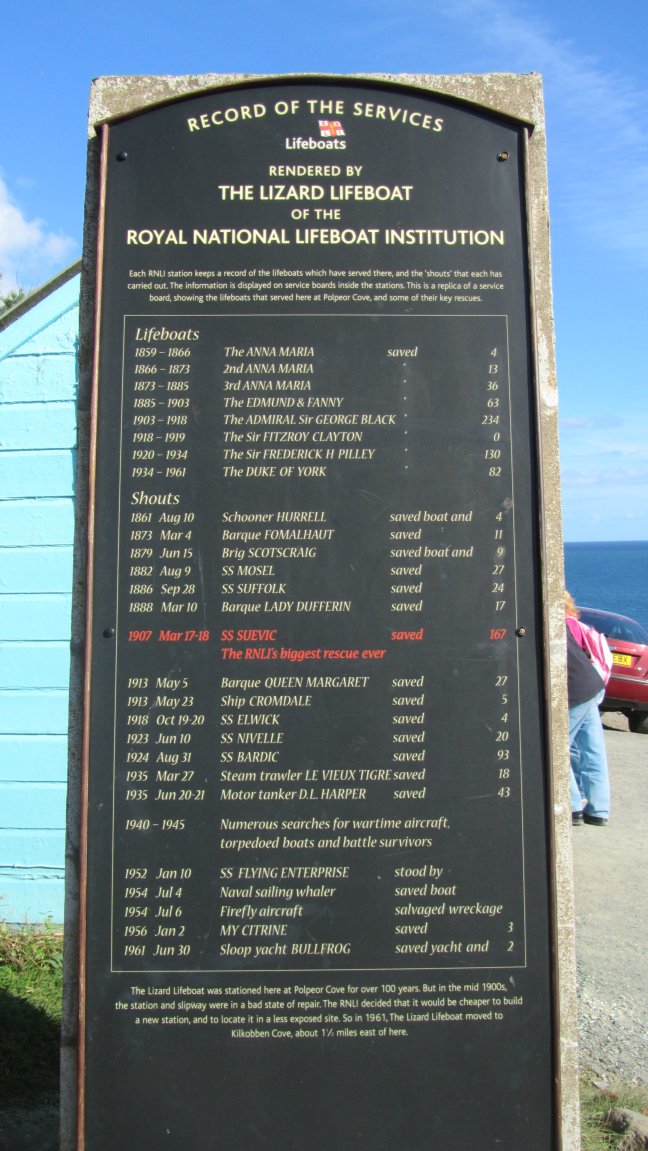 R.N.L.I. plaque commemorating the event.