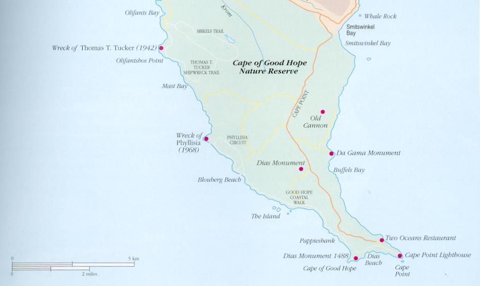 Map of the area. Map of the area.