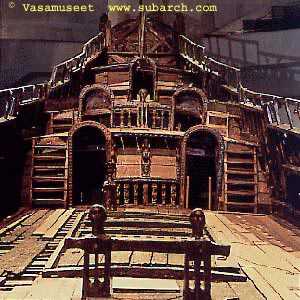 Going towards the poop deck. Going towards the poop deck.